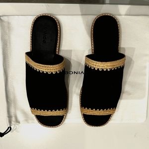 Vince Suede Padmore Sandal in Coastal